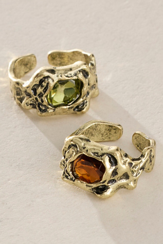 Anita Ring by Free People in Silver, Size: 7