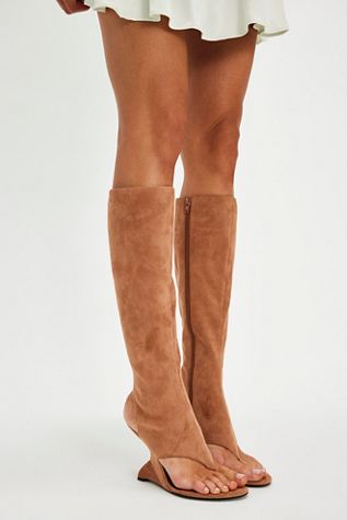 Alix Knee-High Wedges