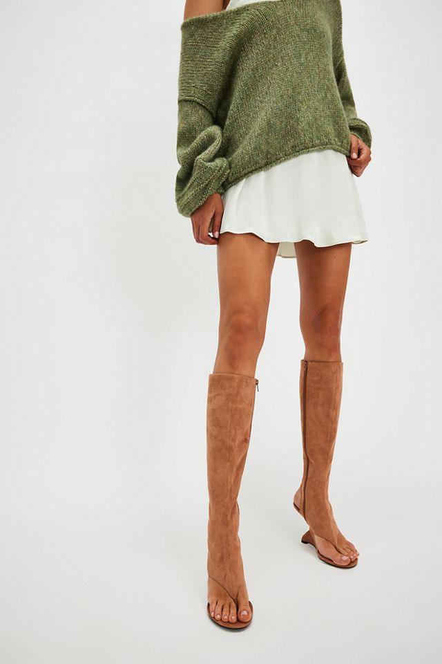 Alix Knee-High Wedges #1