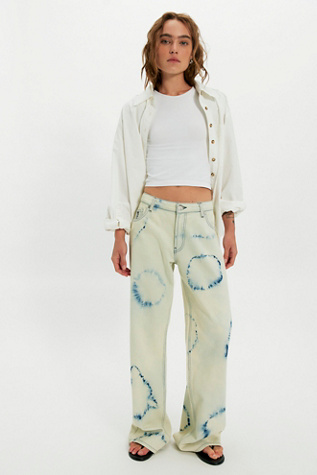 OneTeaspoon Revival Tie-Dye Low-Rise Jeans