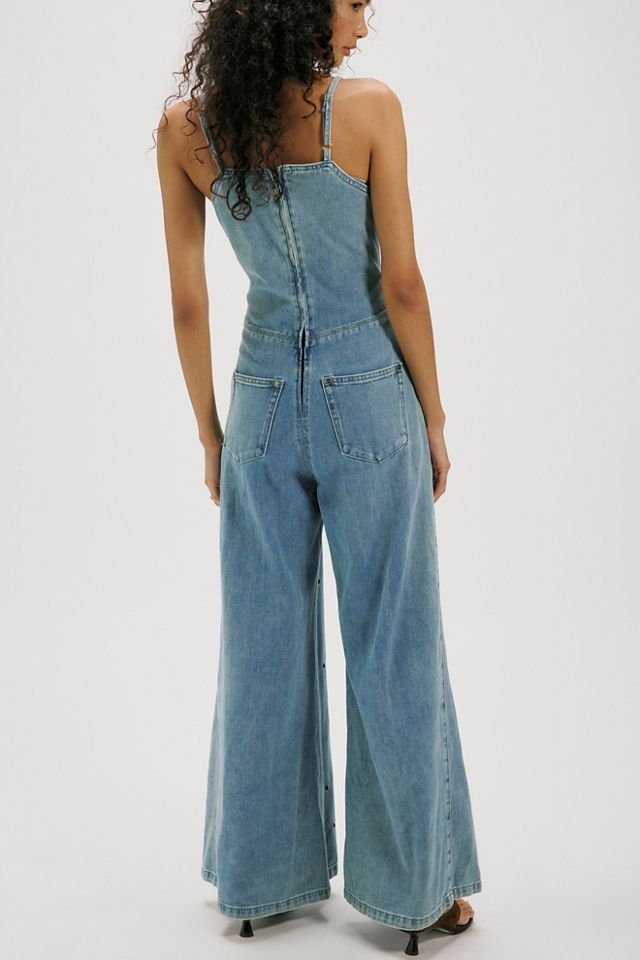 OneTeaspoon Brigitte Wide Leg Jumpsuit | Free People