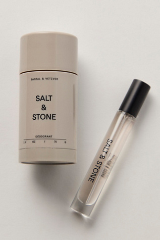 Salt & Stone Deodorant & Body Mist Duo at Free People in Black
