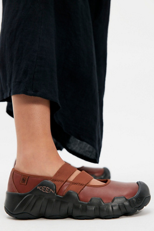 KEEN Hyperport Mary Janes at Free People in Brown, Size: US 7.5