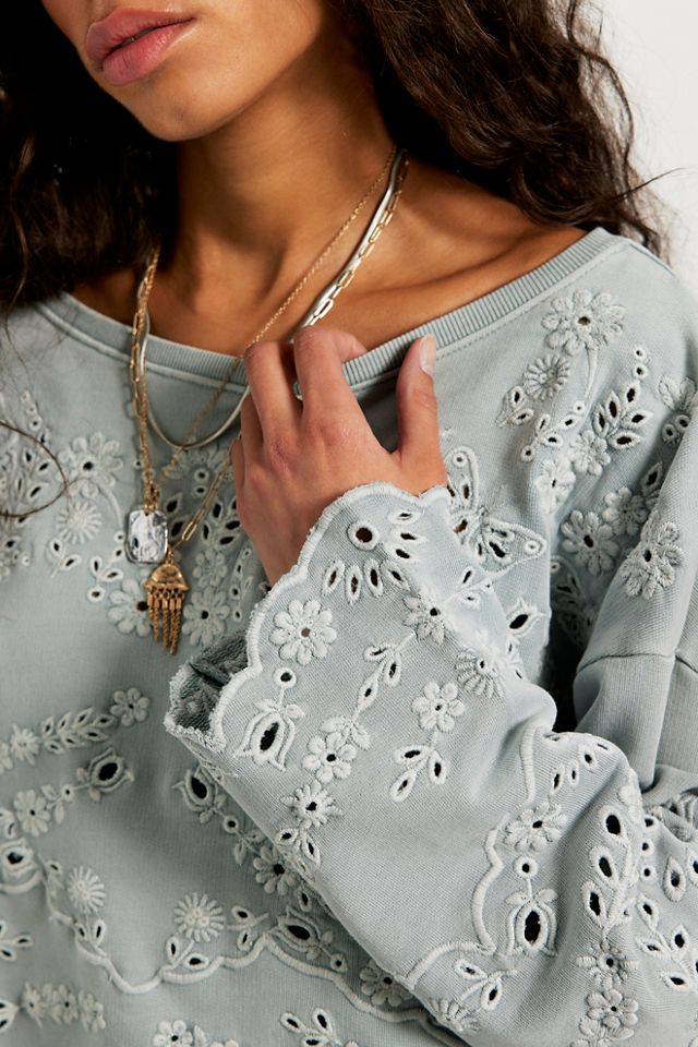 Sweat-shirt brodé Iris #2