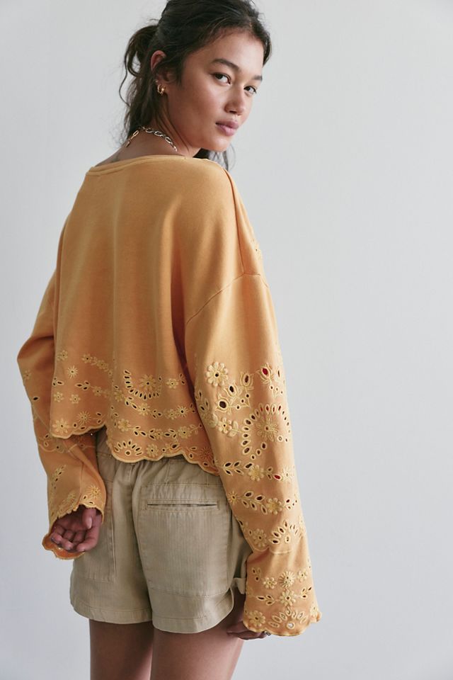 Iris Embroidered Sweatshirt #1