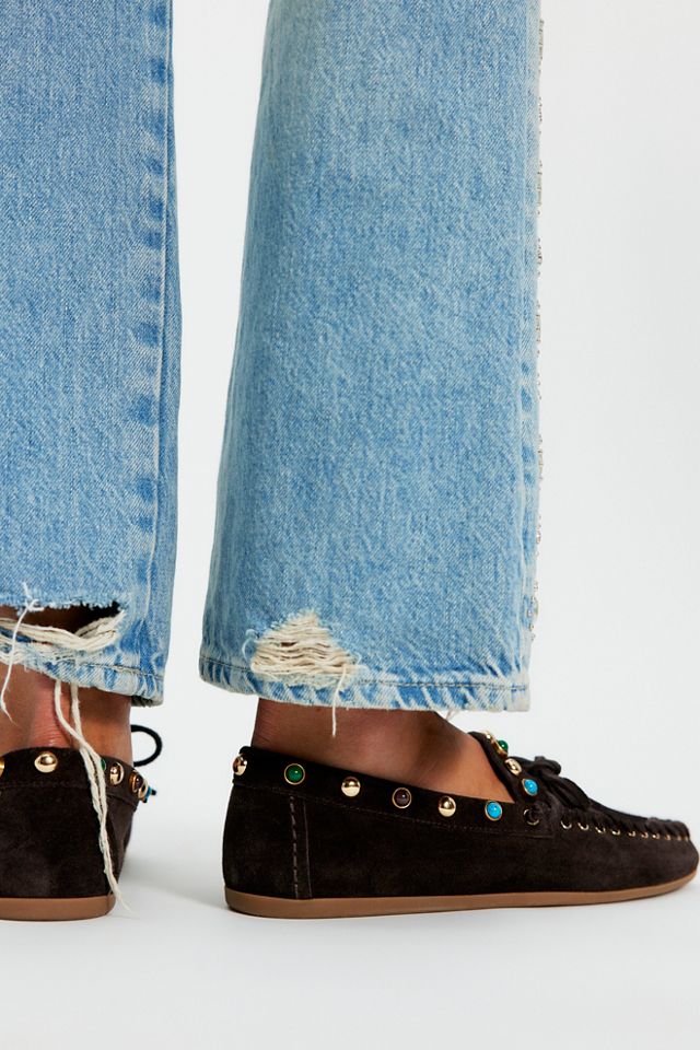 Guava Embellished Boat Shoes #2