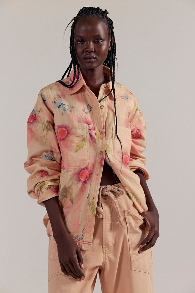 We The Free Petina Garden Printed Button Down #2