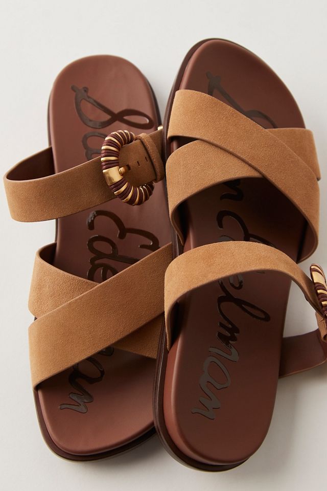 Lucy Buckle Slip-On Sandals #1