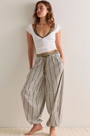 Hudson Canyon Side Printed Pull-On Pants | Free People