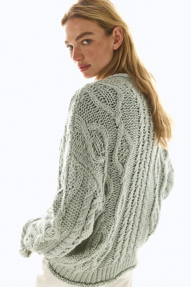 Cardigan en maille à col roulé Opal #1