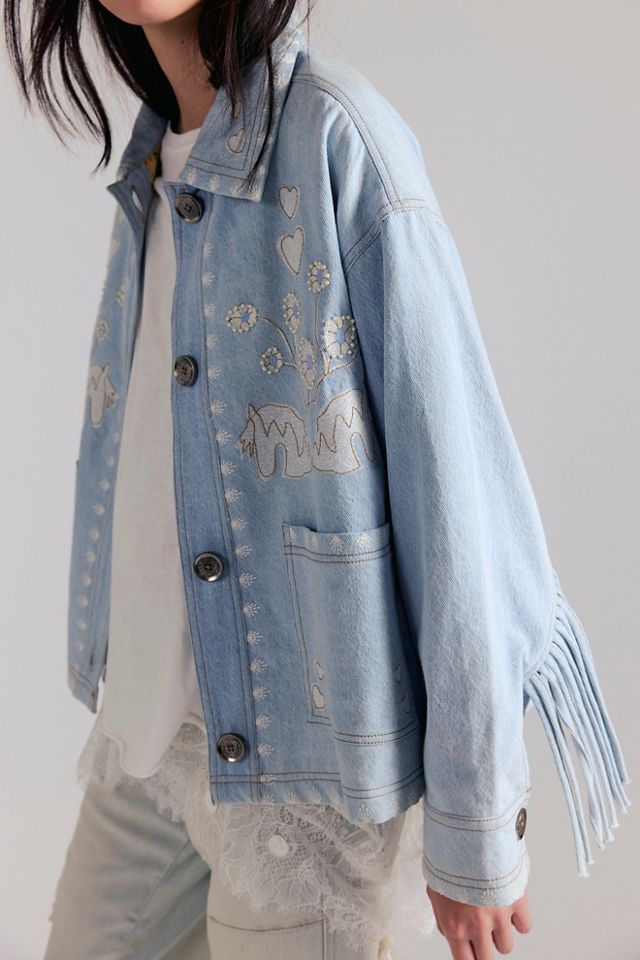 Sissel Edelbo Christer Embroidered Jacket | Free People