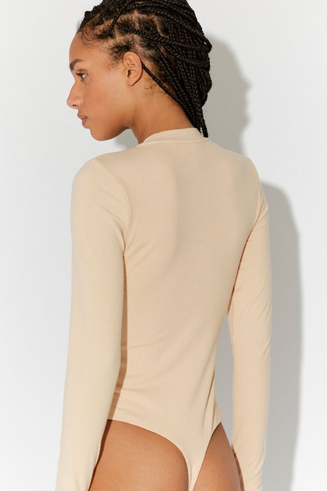 AFRM Andrei Asymmetric Rib Bodysuit #1