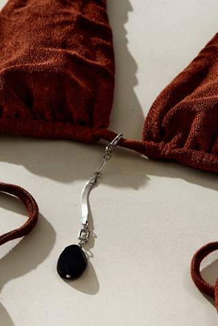 Lyra Bikini Charm at Free People in Silver