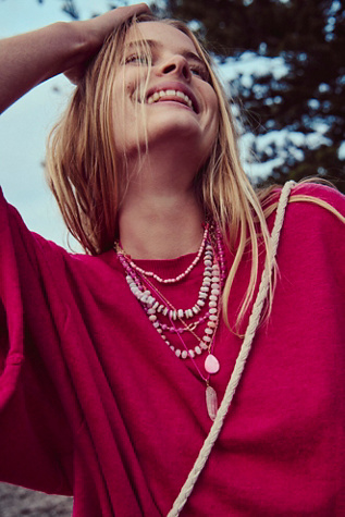 Hailee Semiprecious Layered Beaded Necklace