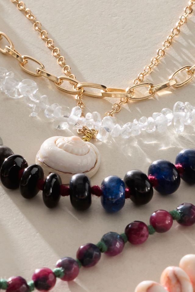 Hailee Semiprecious Beaded Necklace #4