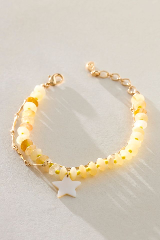 Ariana Ost Iridessa Semiprecious Stone Anklet #1