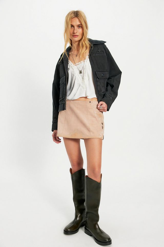 OneTeaspoon Rodeo Renegade Studded Applique Mini Skirt #1