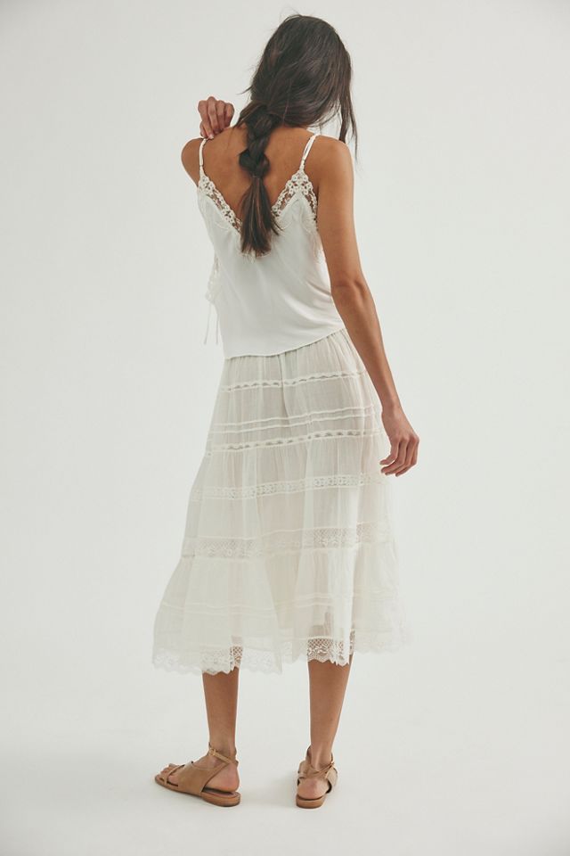 FP One Lily Lace Midi Skirt #4