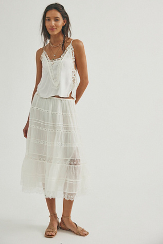 FP One Lily Lace Midi Skirt