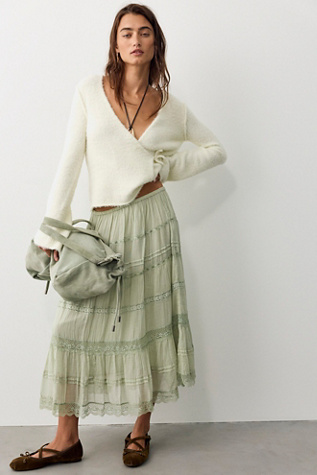 FP One Lily Lace Midi Skirt