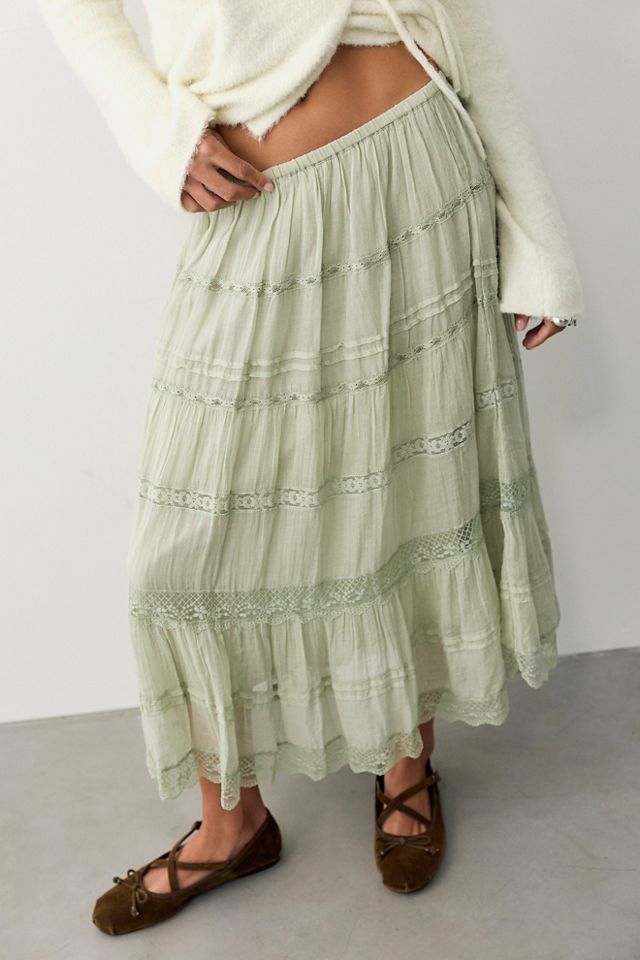 FP One Lily Lace Midi Skirt #2