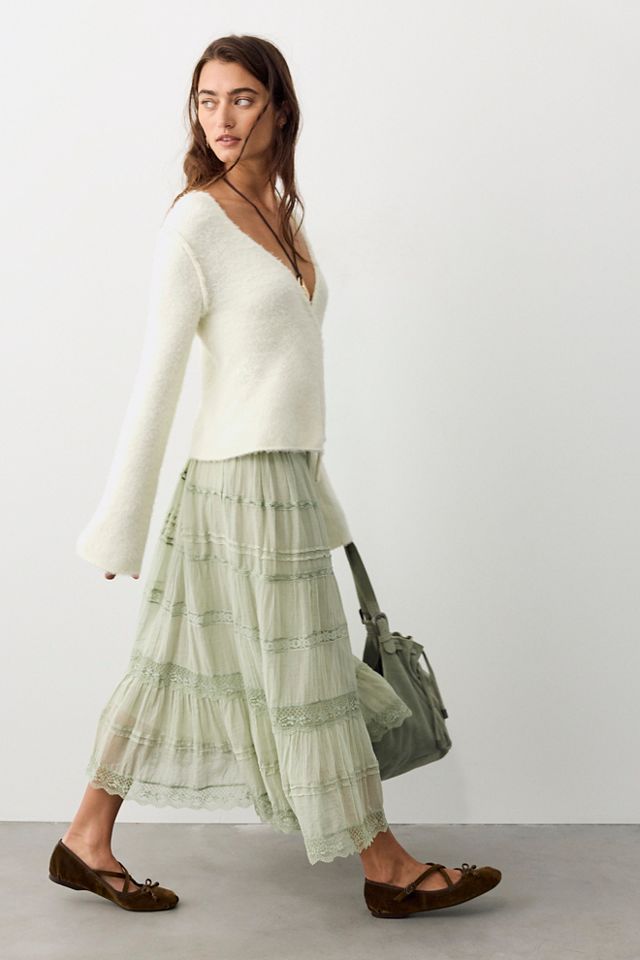 FP One Lily Lace Midi Skirt #3