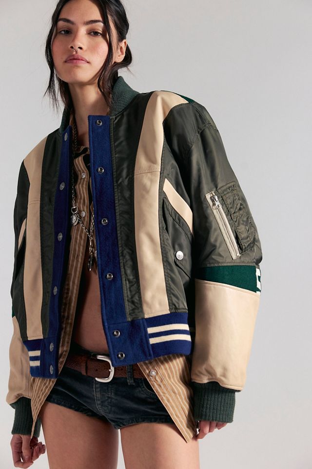 We The Free Triple Kick Novelty Bomber Jacket #3