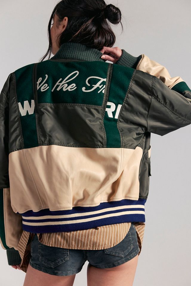 We The Free Triple Kick Novelty Bomber Jacket #4