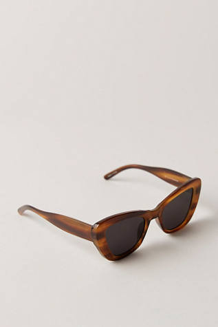 Женские солнцезащитные очки Free People Laguna Butterfly Sunglasses, цвет: Шоколадный — фото 3