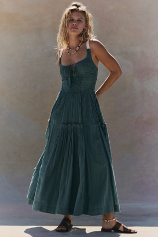 slim fit dress slacks Modal Asymmetric Ruched Maxi Dress in Sage Green - XXL