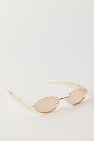 Женские солнцезащитные очки Banbe The Cruz Sunglasses, цвет: Золотой / Персиковый — фото 2