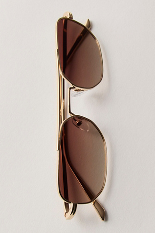 Banbe The Cameron Sunglasses at Free People in Gold
