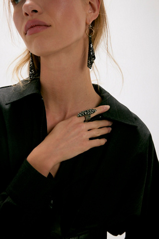 Mikal Winn Navette Crystal Ring