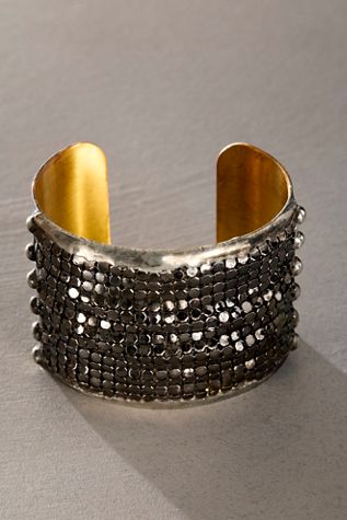 Bracelet manchette en maille audacieux Mikal Winn