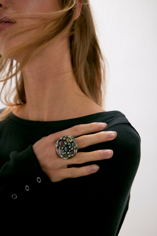 Mikal Winn Sapphire Ring at Free People in Silver