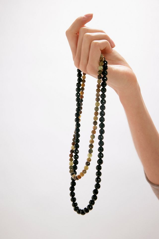 Chan Luu Onyx Beaded Necklace | Free People