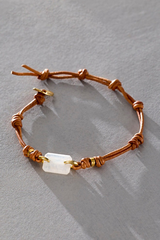 Chan Luu Leather & Stone Bracelet