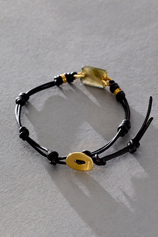 Женский браслет Chan Luu Leather & Stone, цвет: Labradorite — фото 3