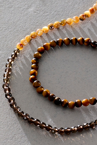 Женский браслет Chan Luu Triple Stone Beaded, цвет: Abalone — фото 4