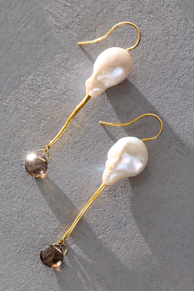 Chan Luu Pearl Drop Earrings #1