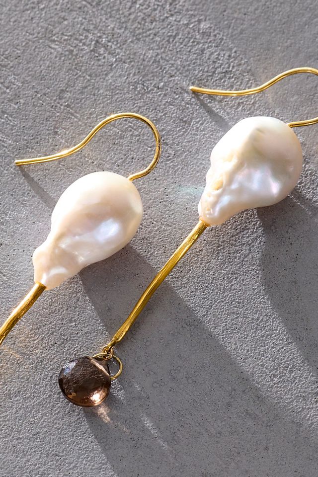 Chan Luu Pearl Drop Earrings #2