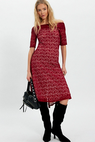 Meena Midi Off-the-Shoulder Dress