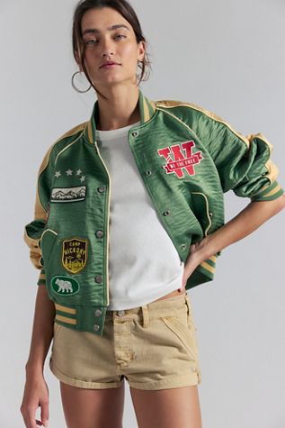 Barbour Cropped Beadnell Waxed Jacket | Free People