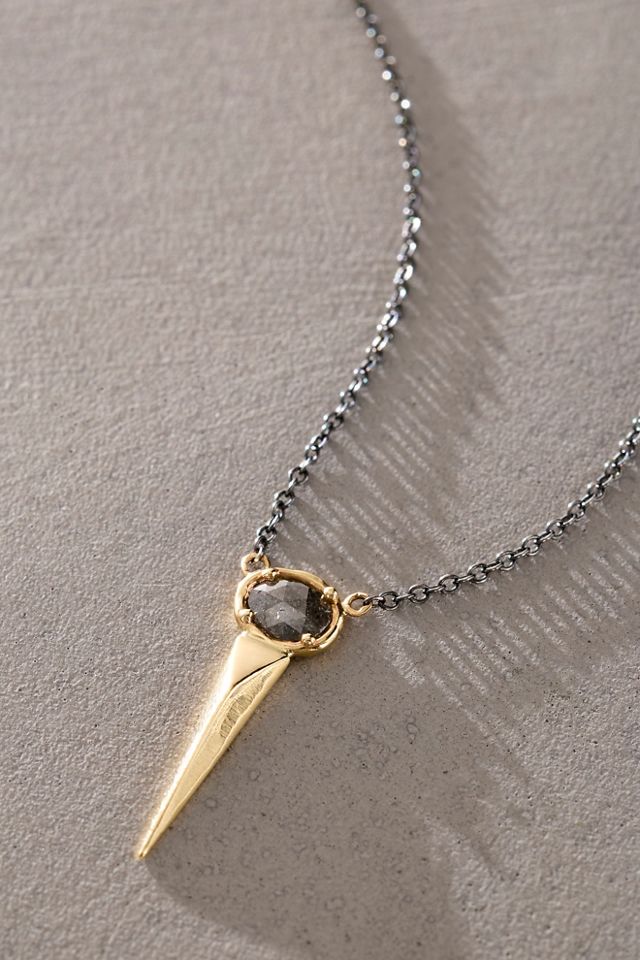 Lindsey L Allen Dagger Diamond Drop Necklace #1