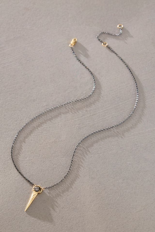 Lindsey L Allen Dagger Diamond Drop Necklace #2
