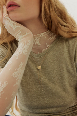 Lindsey L. Allen Shield Bolo Necklace