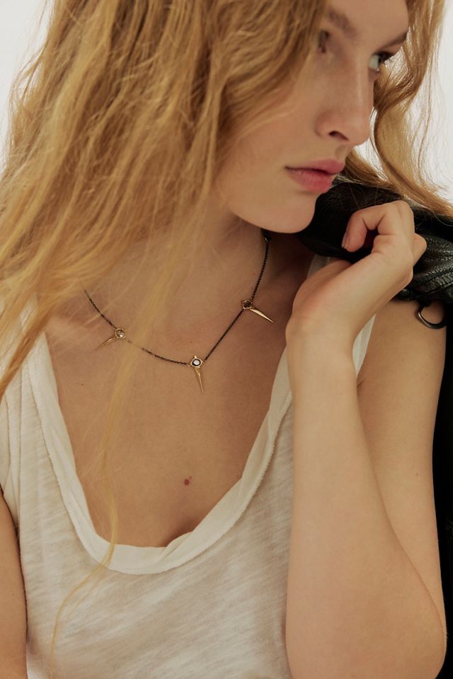 Lindsey L Allen Dagger Diamond Collar #3