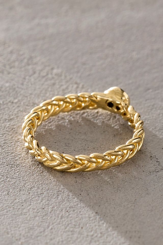 Lindsey L. Allen Braided Solitaire Ring #2