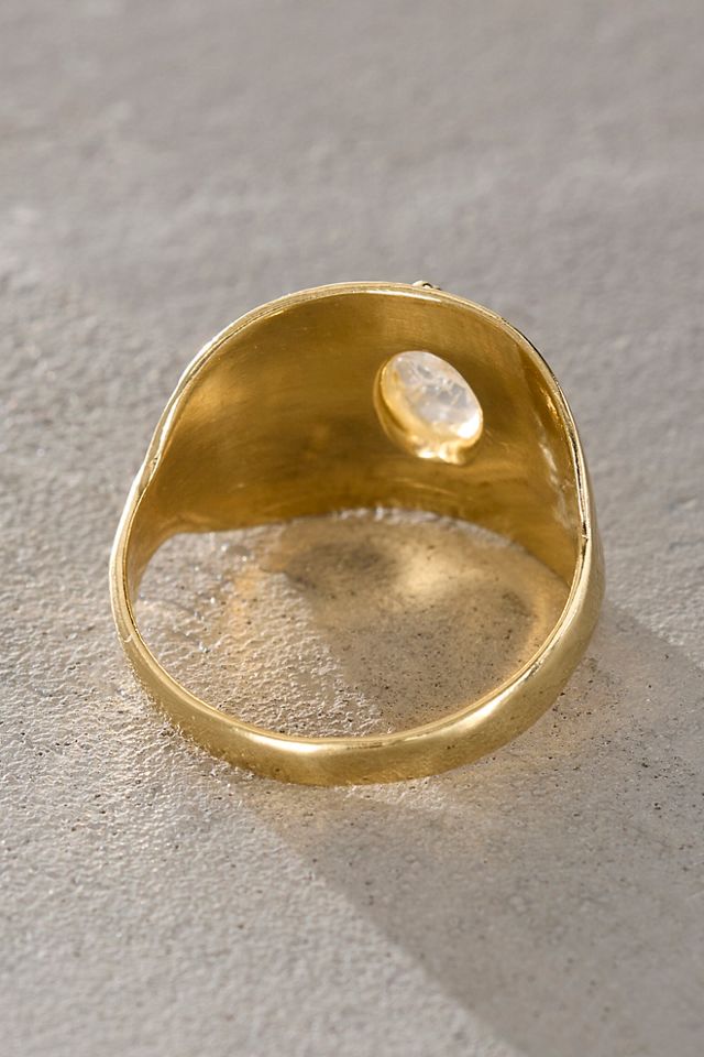 Lindsey L. Allen Diamond Slice Cigar Band Ring #3