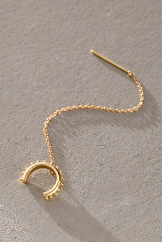 Boucle d'oreille Lindsey L. Allen en or granulé